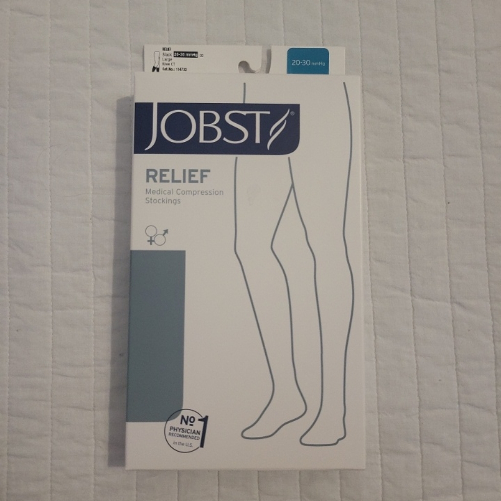Jobst Relief Black 2030 Mmhg Large Knee Ct Compression Stockings Jobst Relief Black 2030 Mmhg Large Knee Ct Compression Stockings